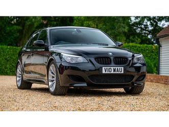 2007 bmw m5 noir manuel, 6 vitesses conduite à droite in...