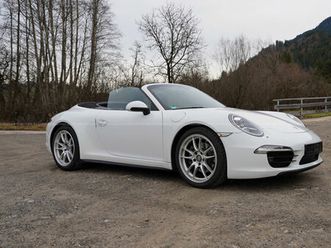 porsche 911 991 carrera 4 cabriolet (2015) mit scheckheft, gepflegtes sommerfahrzeug, deutsches fahrzeug
