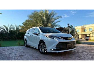 toyota sienna platinum edition