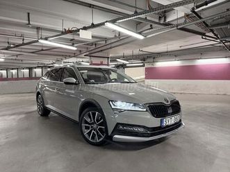 skoda superb combi 2.0 tdi scr scout 4x4 dsg magyarországi / friss műszaki / végig vezetett szervízkönyv