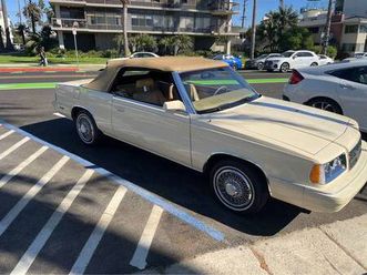 1986 dodge 600 convertible – 32k miles, new engine, mint interior