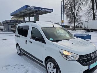 dacia dokker 1.5dci 95km klima komputer tempomat 2xrozsuwane dzwi 5 os wieruszów • olx.pl
