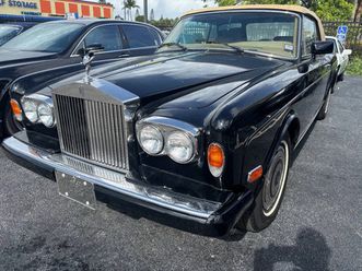 1987 rolls-royce corniche ii