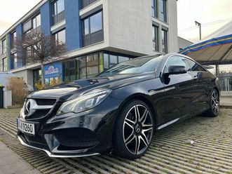 mercedes-benz e 320 coupé amg-line mega voll