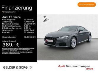audi tt coupé 40 tfsi s line navi*virtual