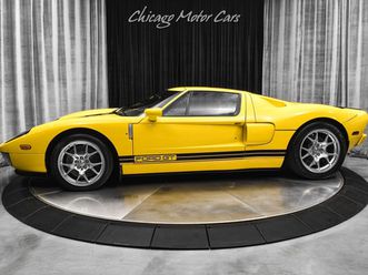 2005 ford gt 4 option car! rare speed yellow! only 9k miles! collector