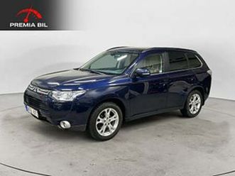 mitsubishi outlander 2.2 di-d 4wd kampanj 1,95% 7-sits business skinn elstolar