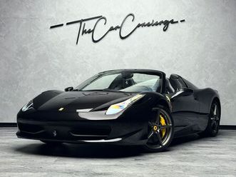 ferrari 458 italia spider de 2.hand racing seats alcanta