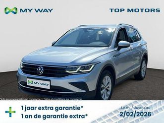 volkswagen tiguan automaat*gps*360° camera*trekhaak*topway.be
