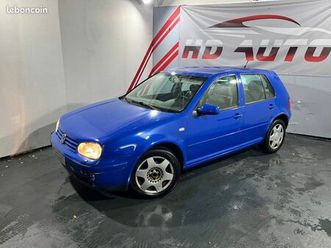 vw golf iv / distribution neuve / clim auto / régulateur / jantes alu / …