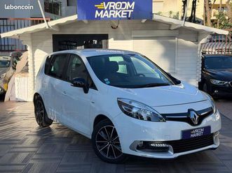 renault scenic iii tce 115 energy limited - 27 500 kms - origine monaco - ct vierge
