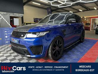 land rover range rover sport 5.0 v8 supercharged - 550 - bva 2013 svr phase 1