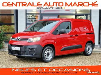 citroen berlingo 1.5 bluehdi s&s - 130 - bv eat8 iii fourgon fourgon m worker 1000 kg phase 1