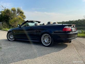 bmw 330ci e46 pack m bvm-cabriolet, 280 000 km, entretien complet