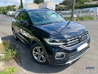 volkswagen t-cross tsi r-line 110 cv / carplay sans fil + gps + camera / pack rline