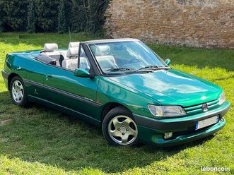 magnifique cabriolet peugeot 306 roland garros 1996 2 e main entierement restauré ct ok ras
