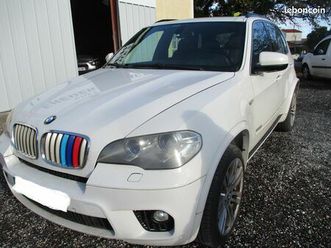 bmw x5 e70 (2) 5l0 i 407cv x-drive exclusive 7 places - incedie latéral droit par un 1/3