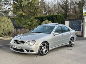 mercedes benz classe c 55 amg w203 phase 2 5.4i v8 367ch boite automatique - toit ouvrant - phares xenon - sièges chauffants - crit’air 2