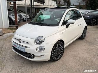 fiat 500 1.2 mpi 69ch toit ouvrant + écran vo439