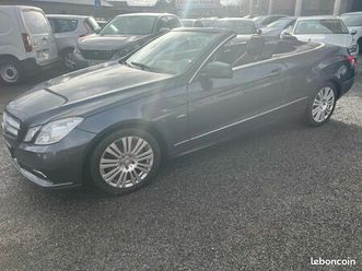 mercedes classe e cabriolet 350 cdi executive be ba 231ch 1 ère main