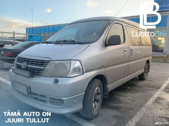 2.4 d4d 4wd ** 1+8 paikakkainen /koukku / penkinlämmittimet / ilmastointi / sähköovi / sähkölasit / bt **