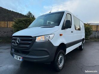mercedes sprinter phii 4x4 314 cdi réhaussé bv6m réducteur 7 places. 95000 kms tva van life