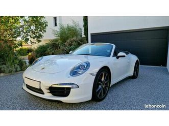porsche 911 (991) cabriolet 3.8 400 carrera 4s pdk origine france entretien porsche