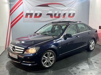 mercedes c200 / toit ouvrant / bluetooth / sièges électriques / radars av arr / gps / clim auto / …