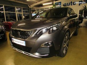 peugeot 3008 2.0 bluehdi 180 gt eat8 + attelage + toit ouvrant