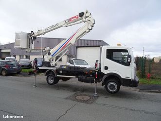 nissan nt400 chassis cabine nacelle 25 metres 130ch 1ere main *adp*3410 kms garantie