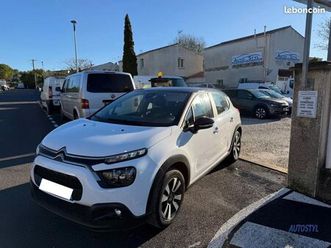 citroen c3 1.5 bluehdi 100 cv shine / gps + camera + jantes alu