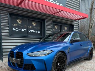 bmw m3 g80 compétition 510cv lci /harman-kardon/laser/écran tablette/caméra 360/tête haute immatriculaton france