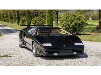 1989 lamborghini countach nero manuel conduite à gauche i...