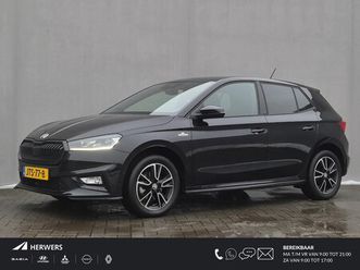 skoda fabia - 1.0 tsi monte carlo automaat / digitale cockpit / apple carplay android auto / stuur-, en