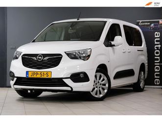 opel combo tour 1.2 turbo l2h1 56dkm! lengte 2 lederen bekleding|apple carplay|navi|camera
