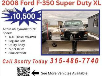 2008 ford f-350 super duty xl – 6.4l diesel – utility body – 4wd
