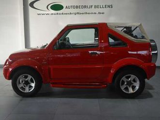 jimny cabrio club sum. 4 x 4 ongeval vrije topst.