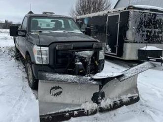 2015 ford f-250 super duty 4wd w/ 7.5' fisher heavy duty plow