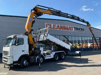 volvo fh 500 8x4 effer 65 tonmeter laadkraan + fly-jib — vrachtwagens — marktplaats