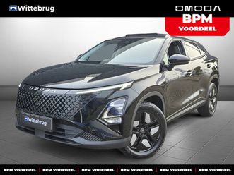 omoda 5 shs 1.6 t-gdi shs-h premium bpm voordeel: hybride automaat met lederen bekleding, navigatie en 360 graden camera uit voorraad leverbaar!