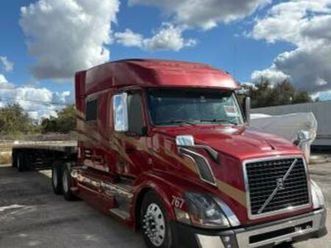 2008 volvo vnl 730 & 2015 great dane flatbed