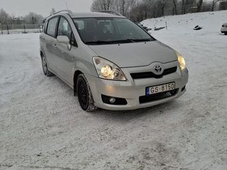 toyota corolla verso, cena 1 850 €. toyota corolla verso facelift 1.8i ar esošais vieglāk tukuma, - sludinājumi