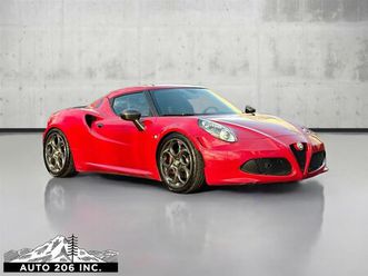 used 2015 alfa romeo 4c launch edition w/ convenience group kent wa 98032
