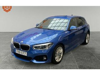 bmw 118 i 5-dörrars aut m sport pdc fram bak läder rattvärme
