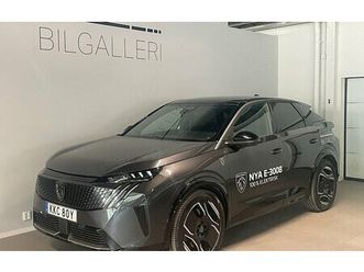peugeot e-3008 gt ultimate dragkrok, nappaläder, 360kamera, el-räckvidd: 525km