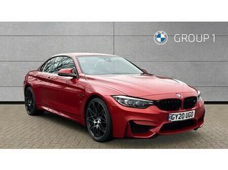 bmw m4 convertible competition package 3.0 2dr