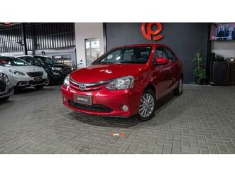 toyota etios xls sedan 1.5 flex 16v 4p mec.