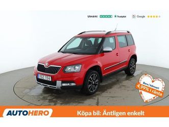skoda yeti škoda outdoor 2.0 tdi 4x4 värmare, carplay