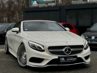 mercedes-benz s 500 cabriolet amg*designo*swarowski*rot-dach