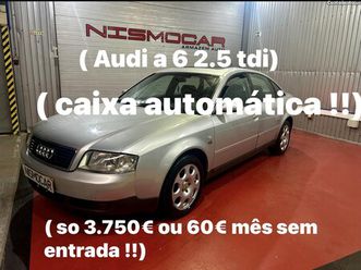 audi a6 caixa automática nacional 3.750 ou 60 m'est março/03